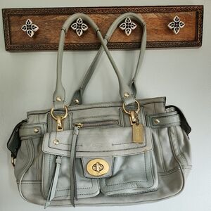 COACH Leather HAMPTON LINDSAY Shoulder Bag 12475